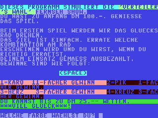 Verteilers Wahl — ss (DE)