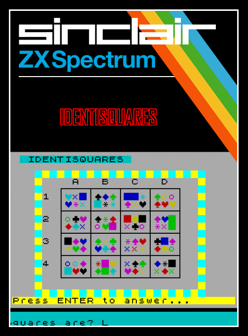 Identisquares box art