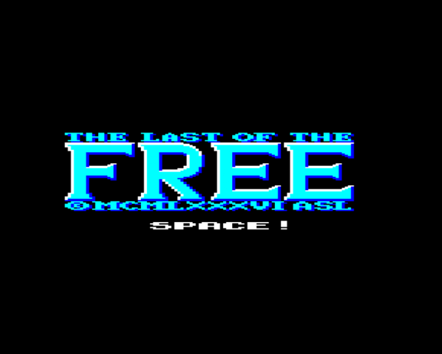 Last Of The Free, The — sstitle (WOR)