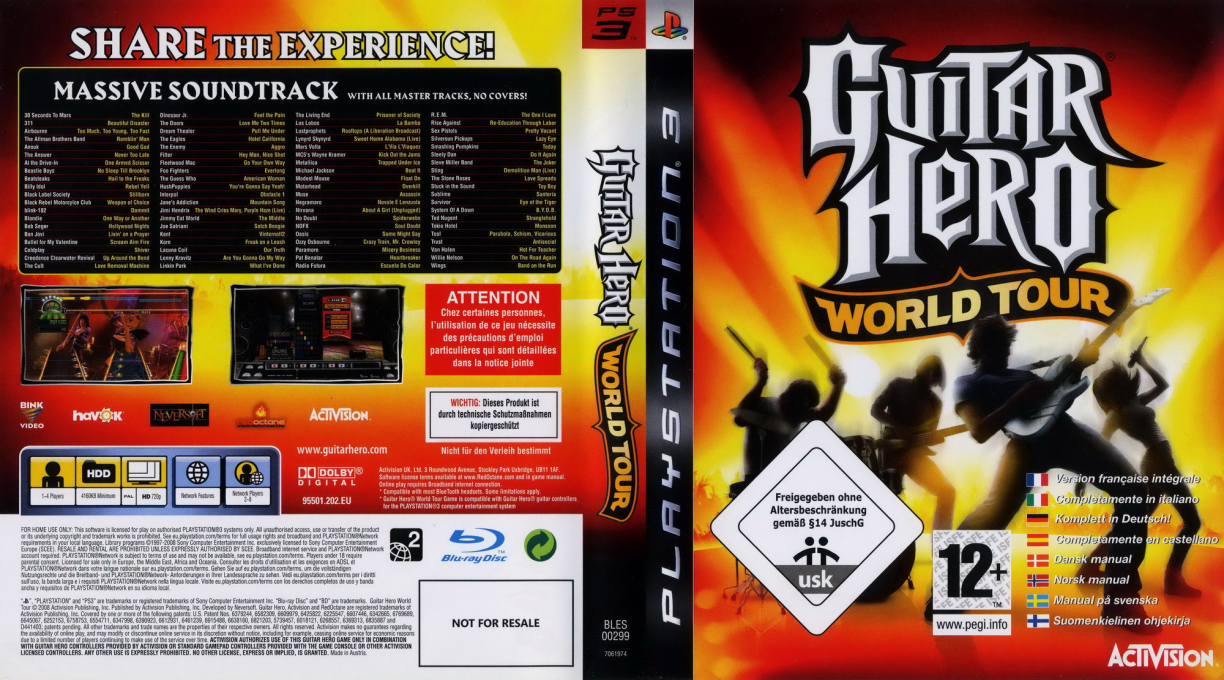 Guitar Hero World Tour — box-texture (EU)