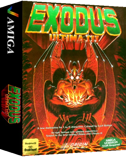 Ultima III - Exodus — box-3D (US)