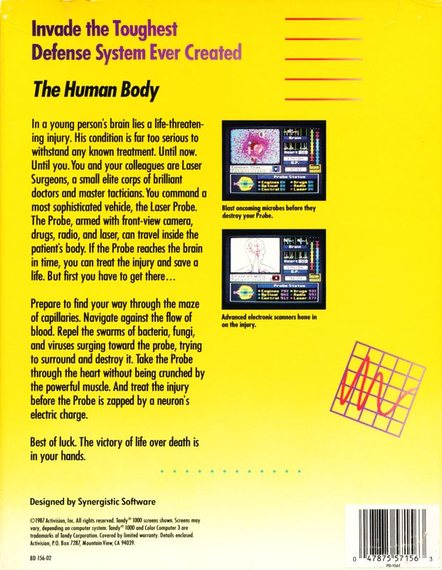 Laser Surgeon The Microscopic Mission — box-2D-back (US)