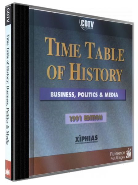 Time Table Of History - Business, Politics And Media - 1991a Edition — box-3D (WOR)