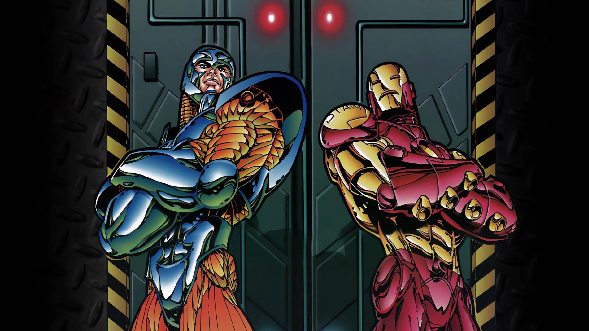 Iron Man And X-o Manowar In Heavy Metal — fanart