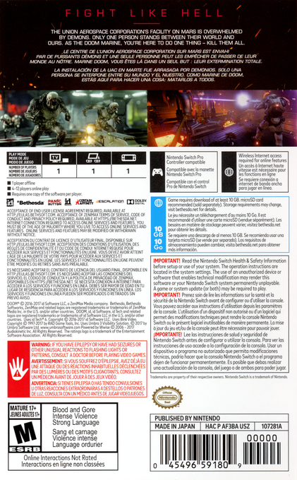 Doom — box-2D-back (US)