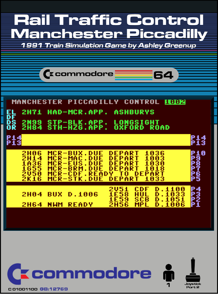 Rail Traffic Control : Manchester Piccadilly box art