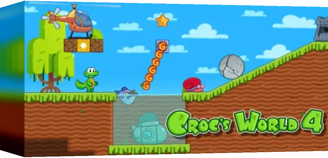 Croc's World 4 — box-3D (WOR)