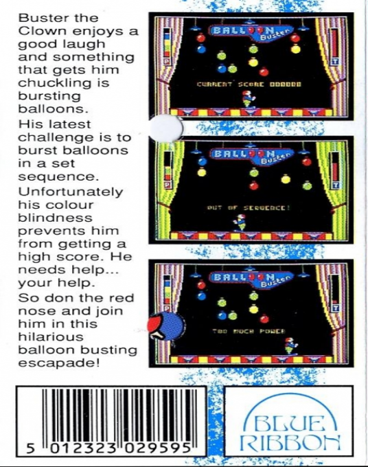 Balloon Buster — box-2D-back (EU)