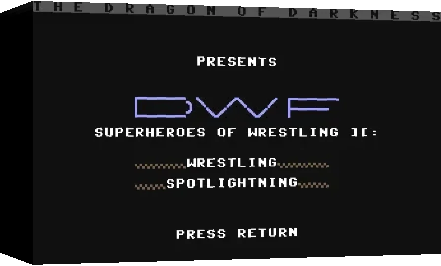 Dwf Superheroes Of Wrestling 2 - Wrestling Spotlighting — box-3D (WOR)