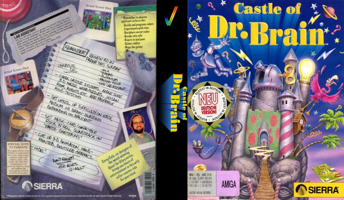 Castle of Dr. Brain — box-texture (EU)