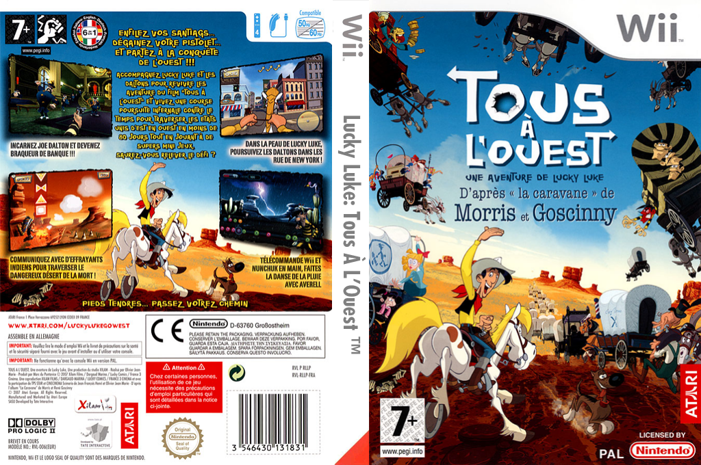 Go West! A Lucky Luke Adventure — box-texture (FR)