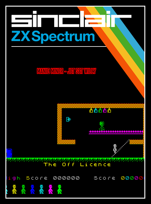 Manic Miner - Jet Set Willy box art