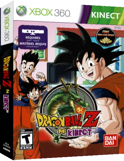 Dragon Ball Z for Kinect — box-3D (US)