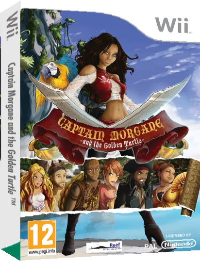 Captain Morgane and the Golden Turtle — box-3D (EU)