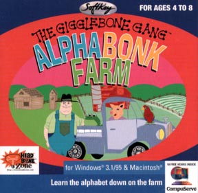 The Gigglebone Gang: AlphaBonk Farm box art