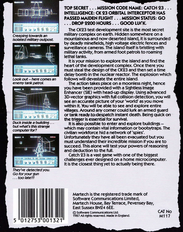 Catch 23 — box-2D-back (EU)