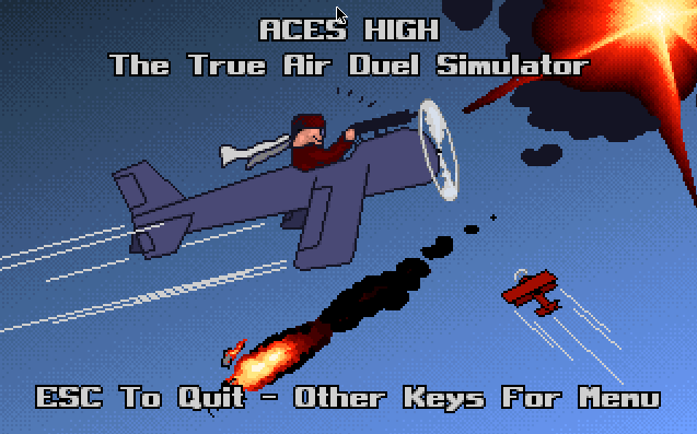 Aces High: The True Air Duel Simulator box art