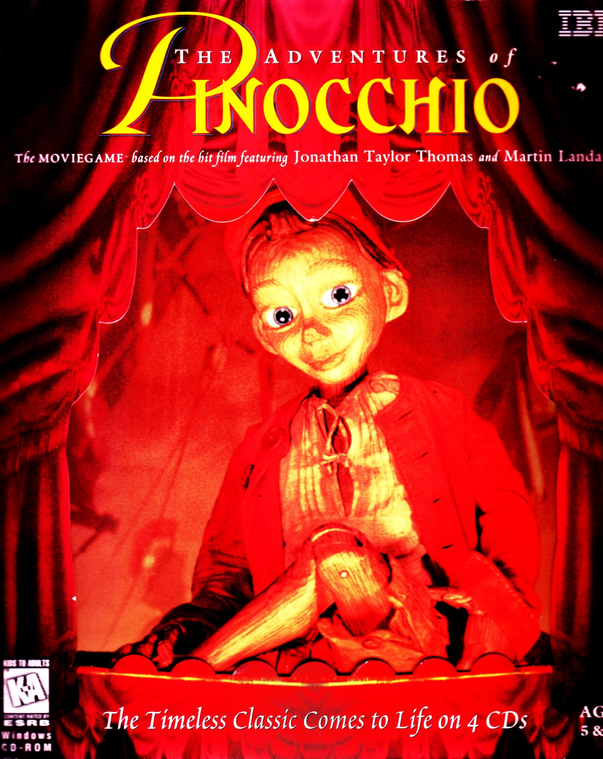 The Adventures of Pinocchio box art