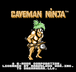 My Arcade Caveman Ninja — sstitle (WOR)