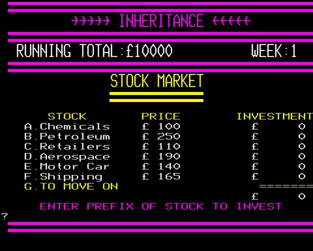 Inheritance — ss (WOR)