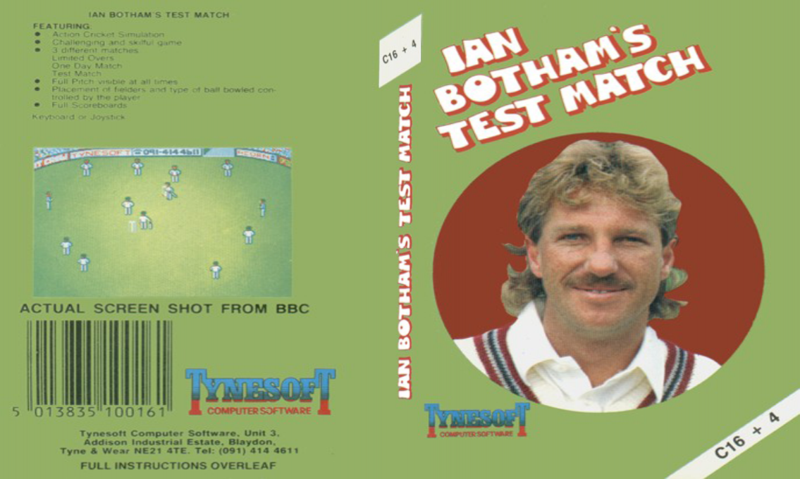Ian Botham's Test Match — box-texture (WOR)