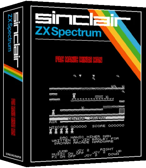Pac Manic Miner Man — box-3D (SS)
