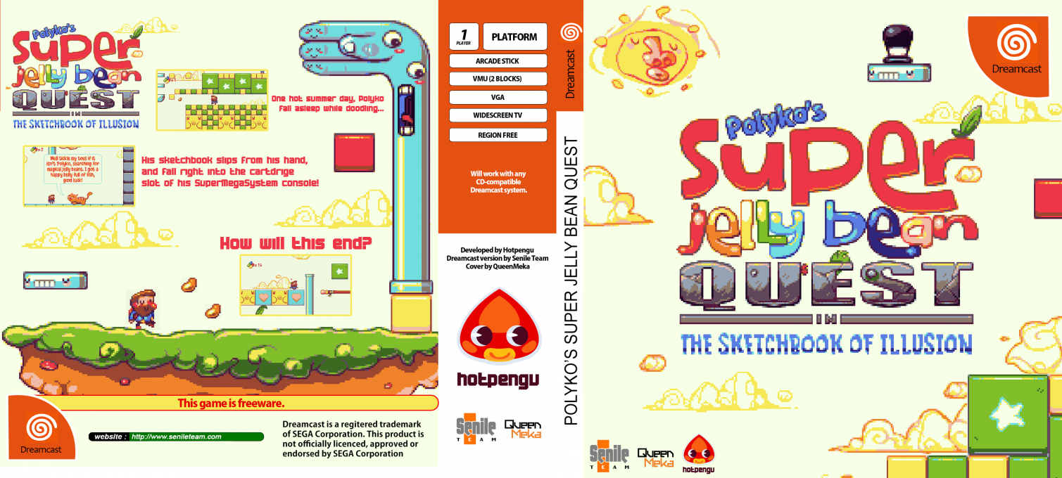 Polyko's Super Jelly Bean Quest in the Sketchbook of Illusion — box-texture (WOR)