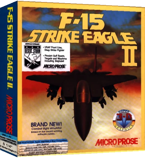 F-15 Strike Eagle 2 — box-3D (US)