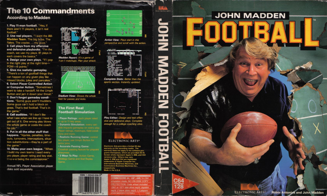 John Madden Football — box-texture (US)