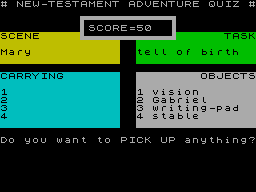 New Testament Adventure Quiz — ss (WOR)