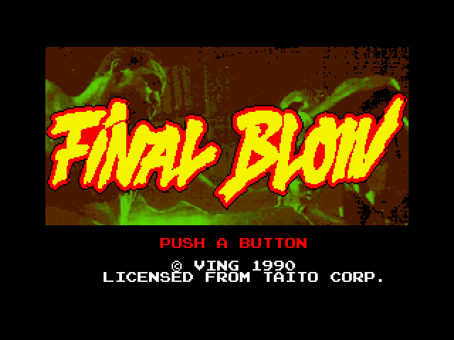 Final Blow — sstitle (JP)