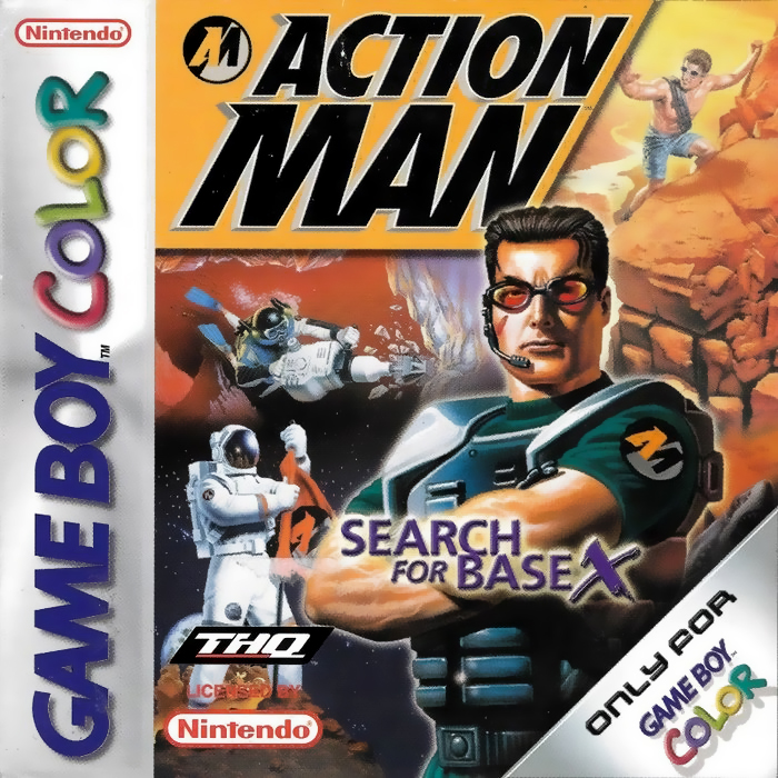 Action Man - Search For Base X — box-2D (EU)