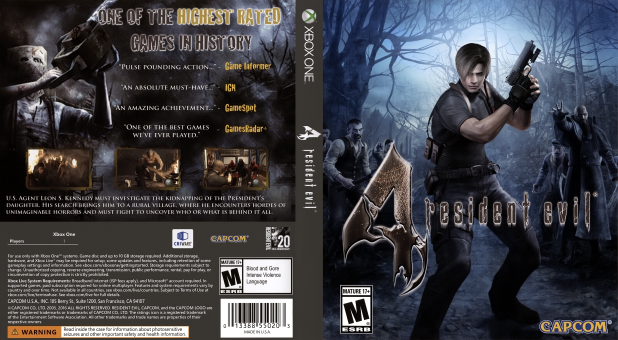 Resident Evil 4 — box-texture (US)