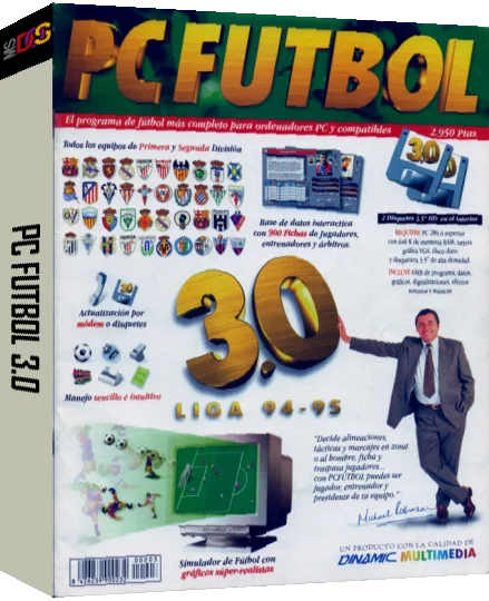 Pc Futbol 3.0 — box-3D (SP)