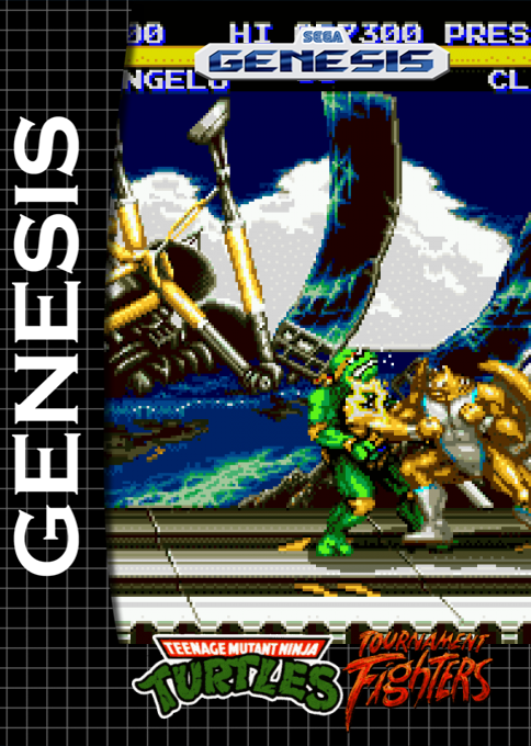 Teenage Mutant Ninja Turtles - Tournament Fighters — box-2D (SS)