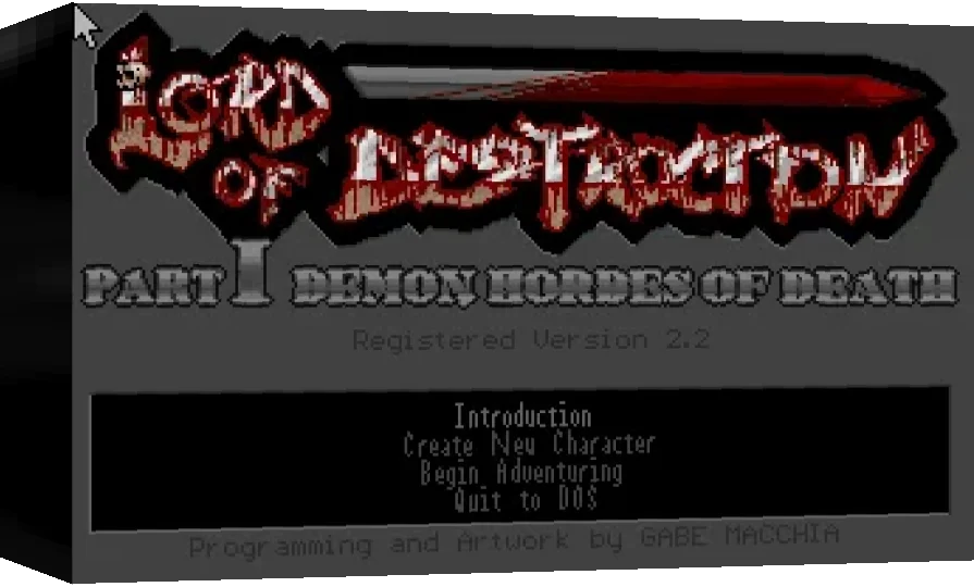 Lord of Destruction Part 1 Demon Hordes of Death — box-3D (WOR)