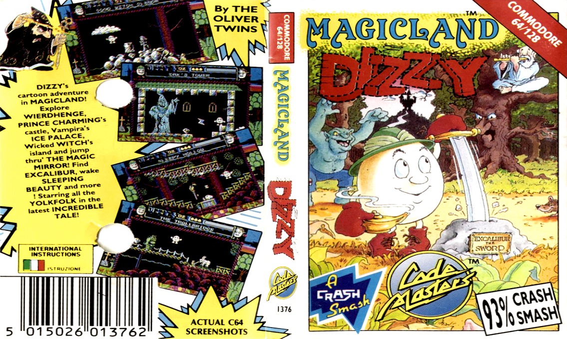 Dizzy 4 - Magicland Dizzy — box-texture (EU)