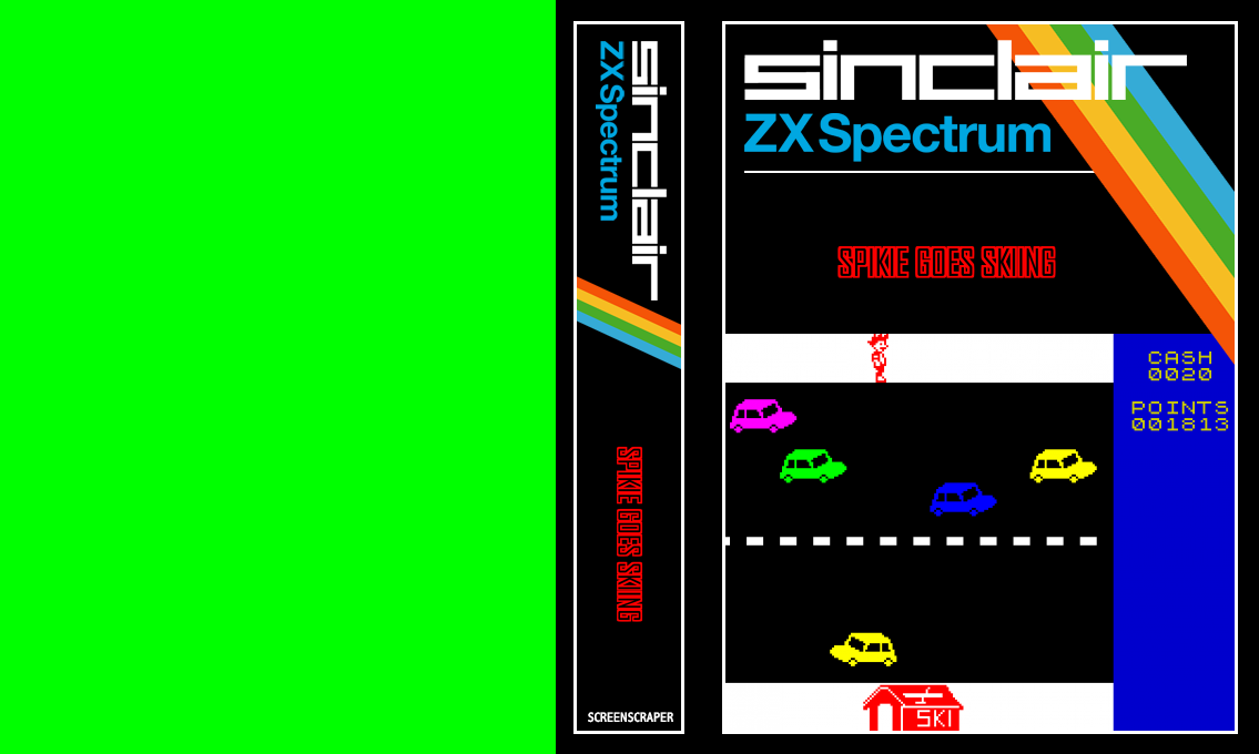 Spikie Goes Skiing — box-texture (SS)