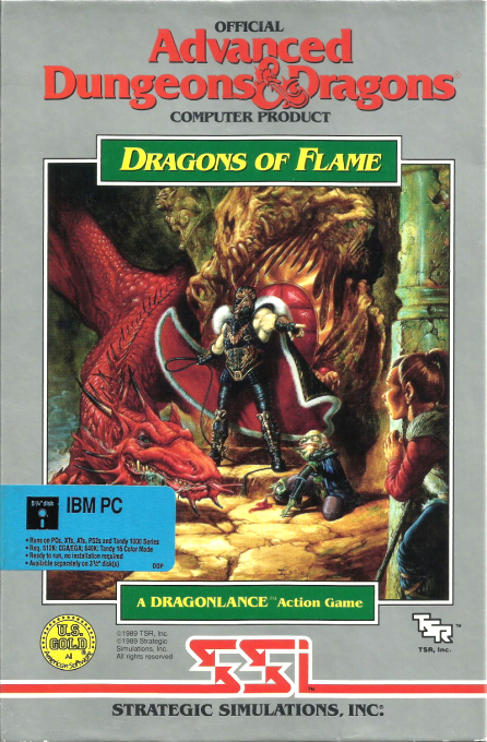Dragons Of Flame box art