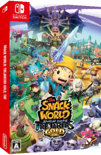Snack World - Trejarers Gold, The — box-3D (JP)