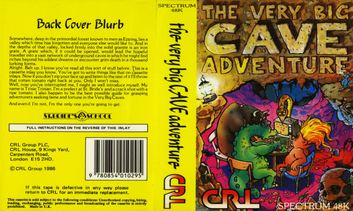 Very Big Cave Adventure, The — box-texture (EU)