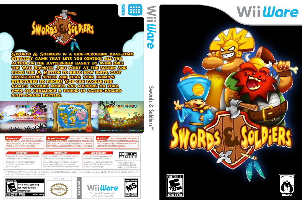 Swords And Soldiers — box-texture (US)