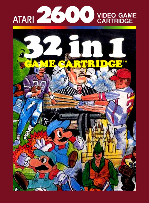 32-in-1 Game Cartridge box art