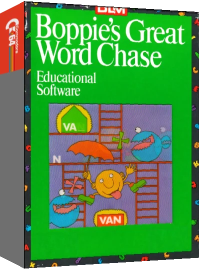 Boppie's Great Word Chase — box-3D (US)
