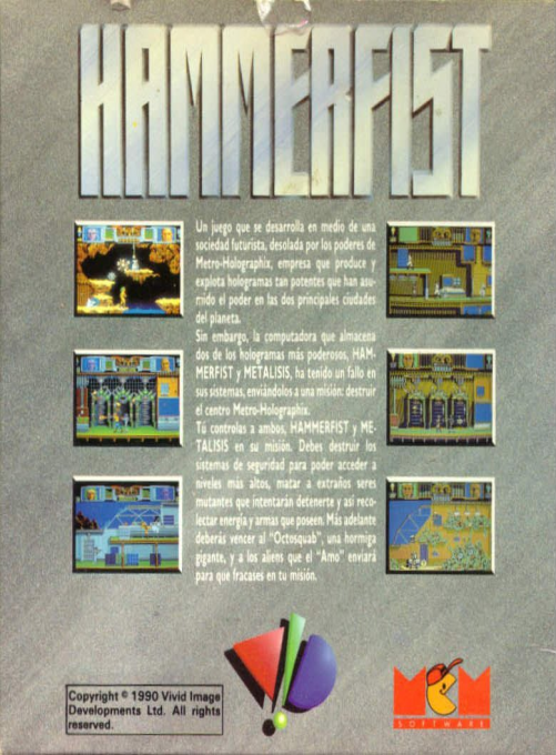 Hammerfist — box-2D-back (SP)
