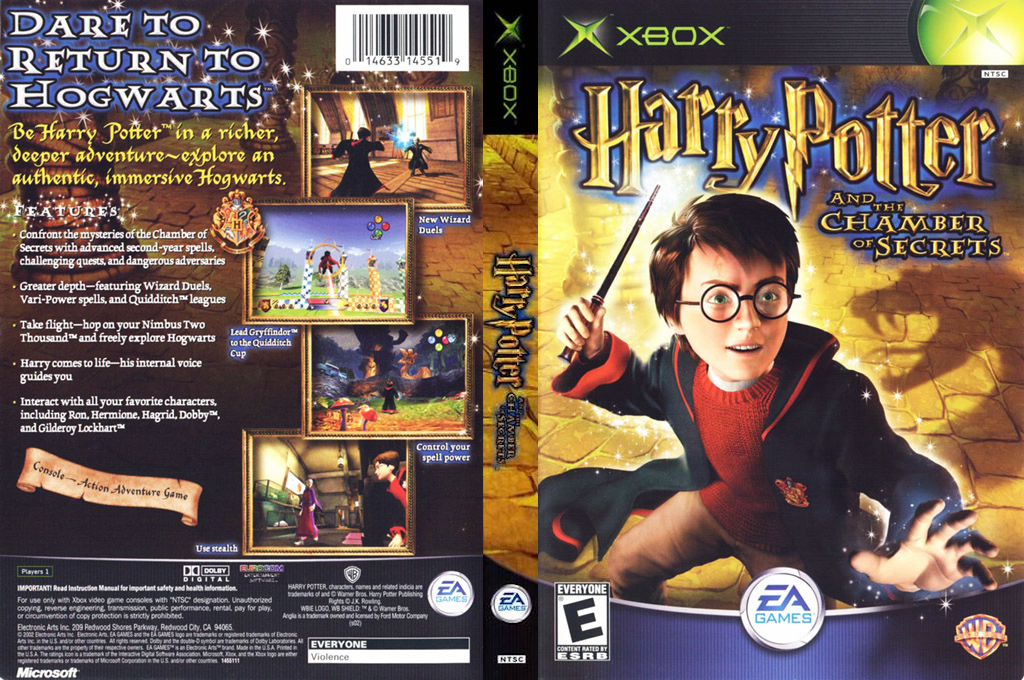 Harry Potter and the Chamber of Secrets — box-texture (US)