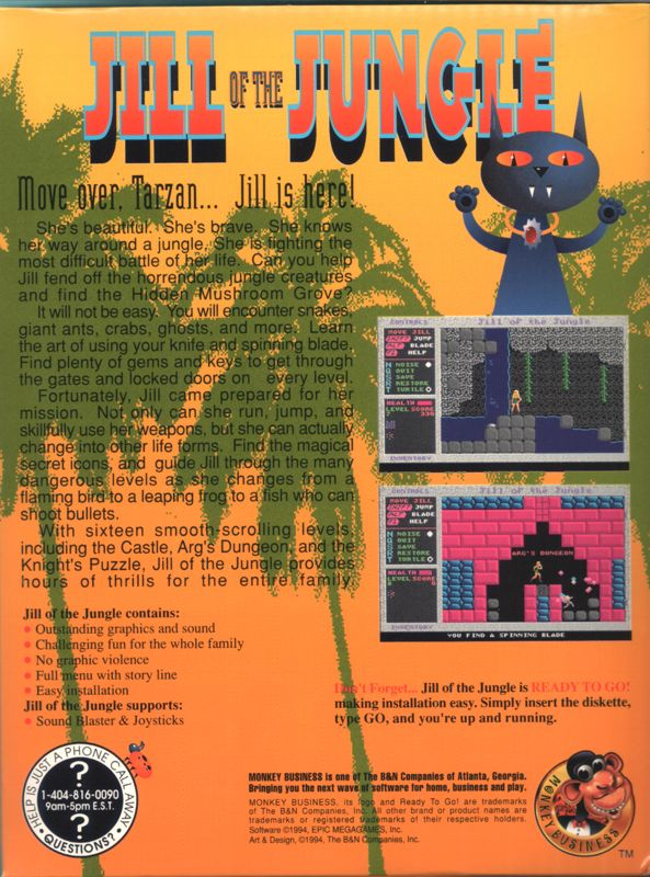 Jill Of The Jungle — box-2D-back (US)