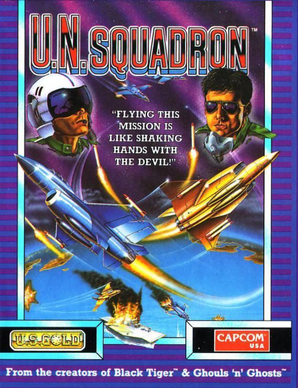 U.N. Squadron box art
