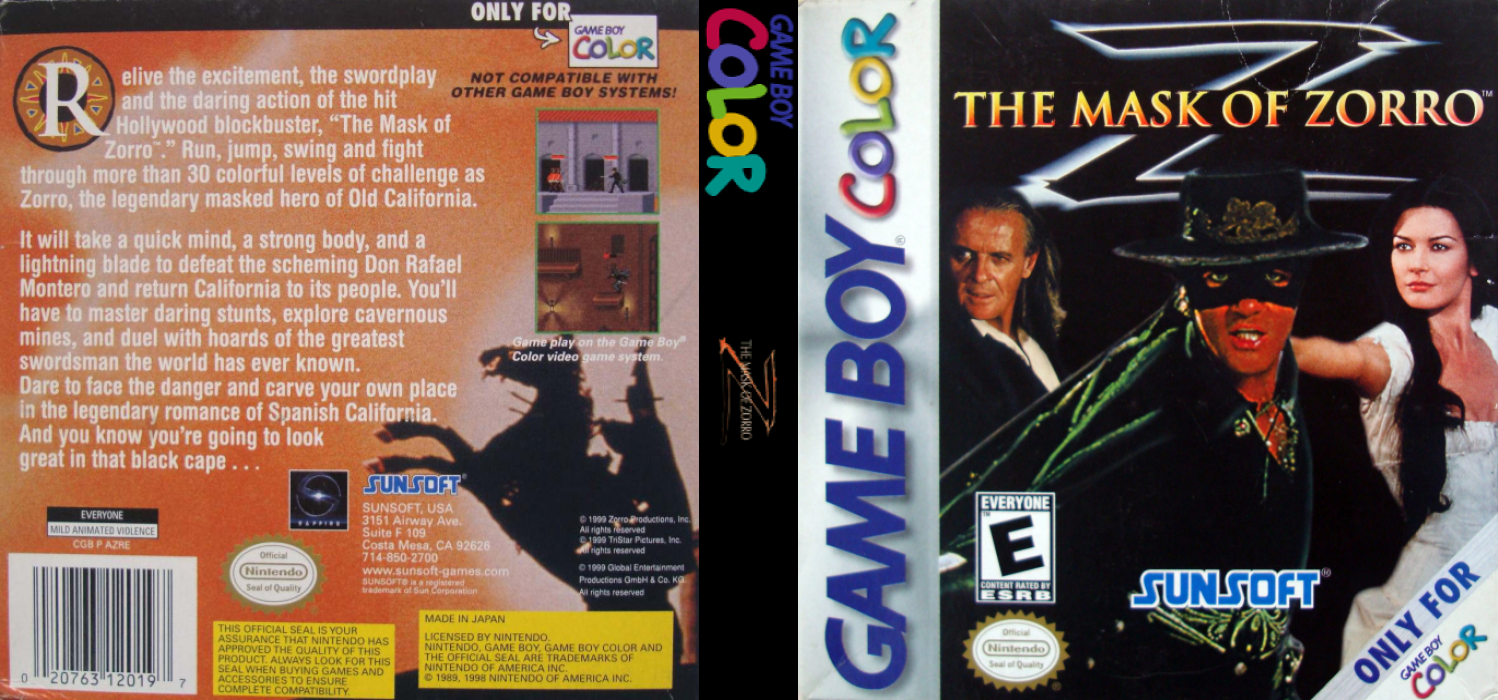 Mask of Zorro, The — box-texture (US)