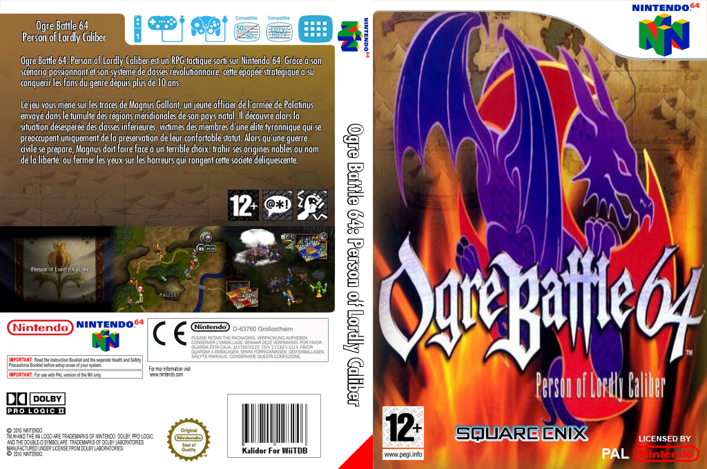Ogre Battle 64 - Person Of Lordly Caliber — box-texture (EU)